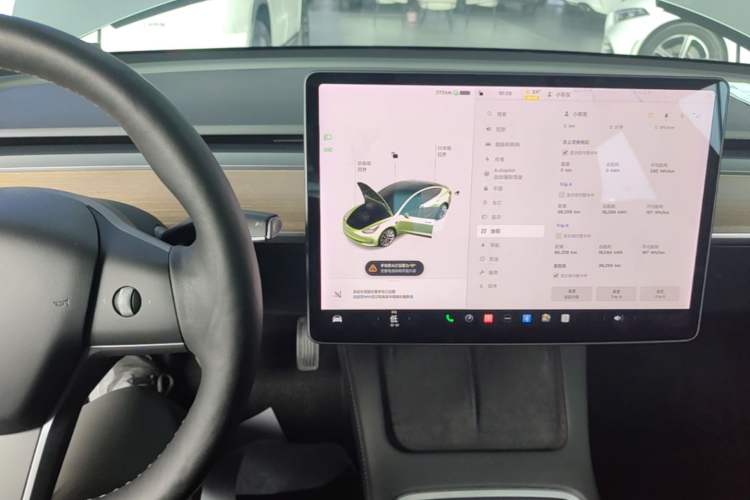 Used Tesla Model 3 2021 Standard Range Rear-Drive Upgraded Version Audio And AC Panel