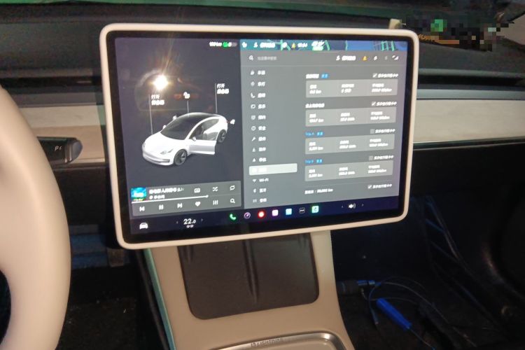 Used Tesla Model 3 2021 Revised Version Standard Range Rear-Wheel Drive Upgraded Edition 3D1 Audio And AC Panel