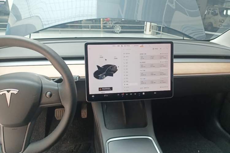 Used Tesla Model 3 2021 Standard Range Rear-Wheel Drive Upgraded Version 3D6 Audio And AC Panel