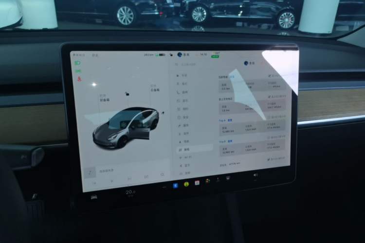 Used Tesla Model 3 2021 Standard Range Rear-Wheel Drive Upgraded Version 3D6 Audio And AC Panel