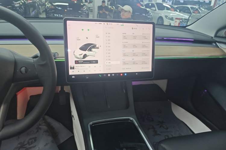 Used Tesla Model 3 2021 Revised Version Standard Range Rear-Wheel Drive Upgraded Edition 3D1 Audio And AC Panel
