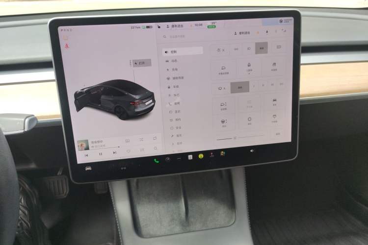 Used Tesla Model 3 2021 Standard Range Rear-Drive Upgraded Version Audio And AC Panel