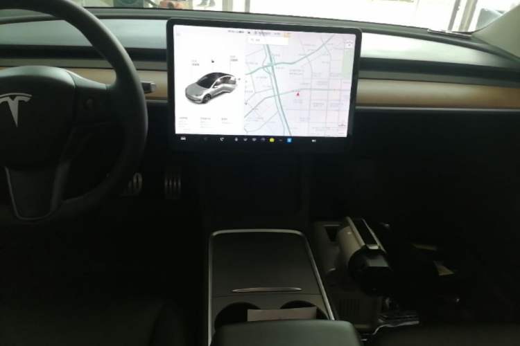 Used Tesla Model 3 2021 Performance High-Performance All-Wheel-Drive Version 3D6 Audio And AC Panel
