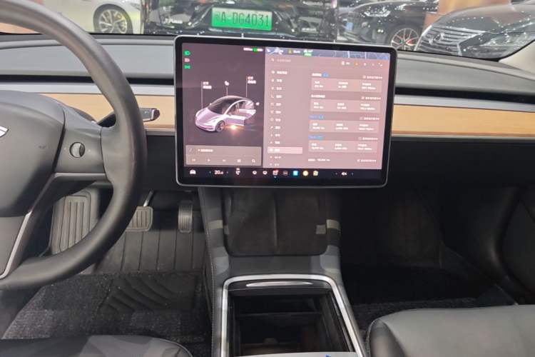 Used Tesla Model 3 2021 Standard Range Rear-Wheel Drive Upgraded Version 3D6 Audio And AC Panel