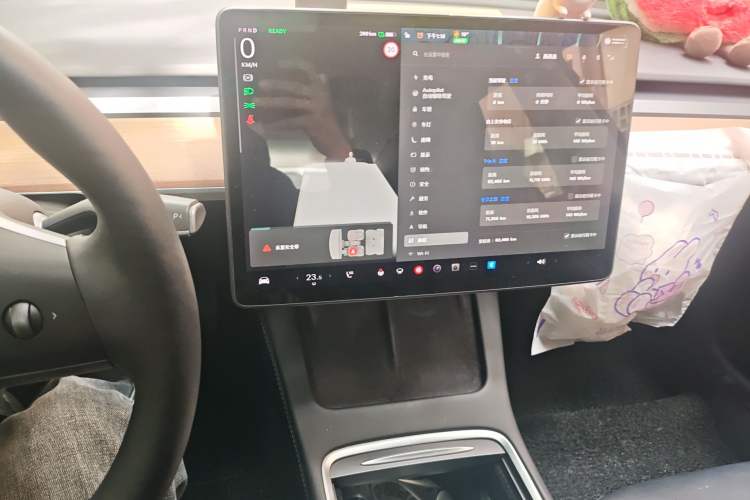 Used Tesla Model 3 2021 Standard Range Rear-Drive Upgraded Version Audio And AC Panel