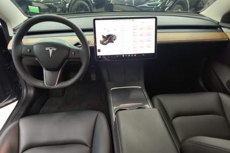Used Tesla Model 3 2021 Revised Version Standard Range Rear-Wheel Drive Upgraded Edition 3D1 Center Console