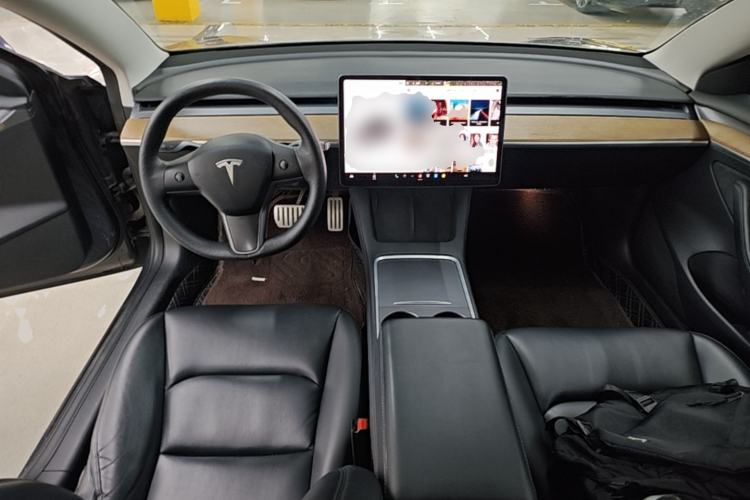 Used Tesla Model 3 2021 Revised Performance Version with All-Wheel Drive 3D1 Center Console