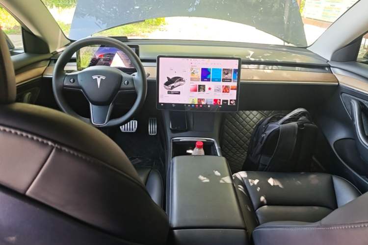 Used Tesla Model 3 2021 Performance High-Performance All-Wheel-Drive Version Center Console