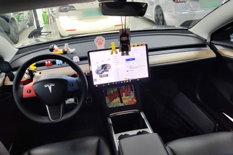 Used Tesla Model 3 2021 Standard Range Rear-Wheel Drive Upgraded Version 3D6 Center Console