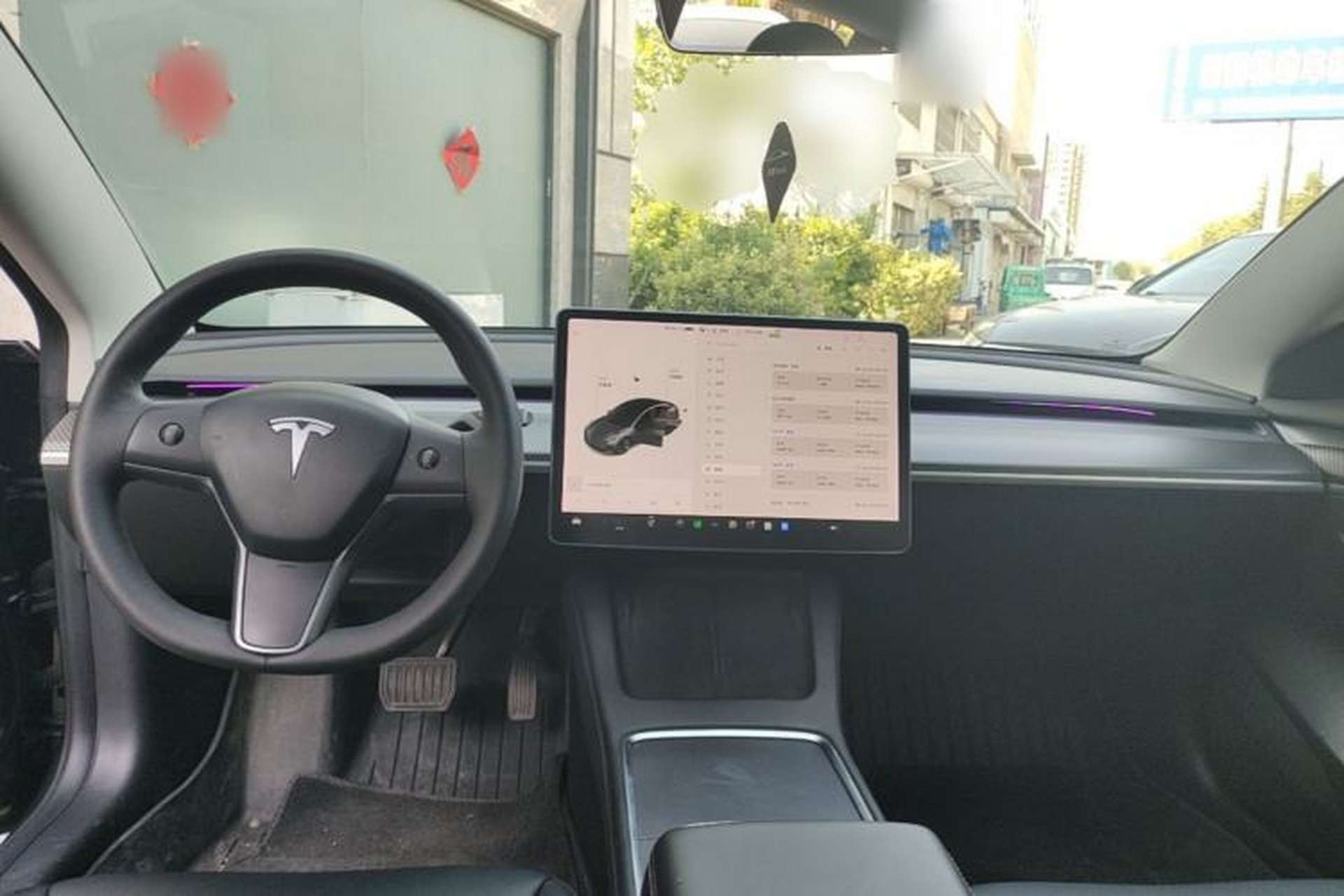 Used Tesla Model 3 2021 Standard Range Rear-Wheel Drive Upgraded Version 3D6 Center Console