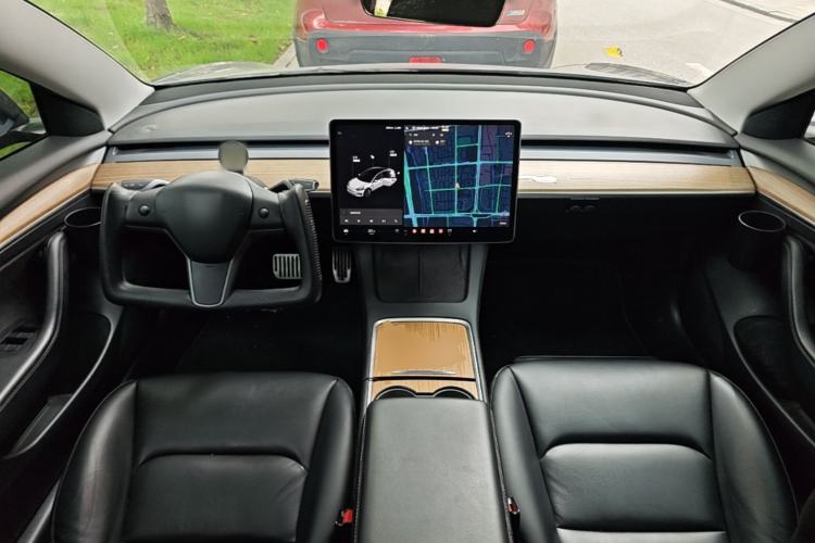 Used Tesla Model 3 2021 Revised Version Standard Range Rear-Wheel Drive Upgraded Edition 3D1 Center Console