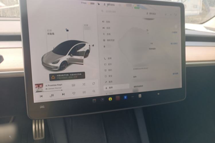 Used Tesla Model 3 2021 Performance High-Performance All-Wheel-Drive Version Center Console