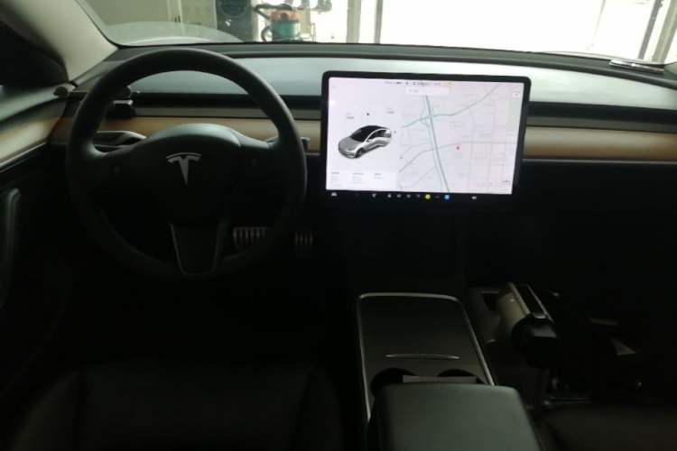 Used Tesla Model 3 2021 Performance High-Performance All-Wheel-Drive Version 3D6 Center Console