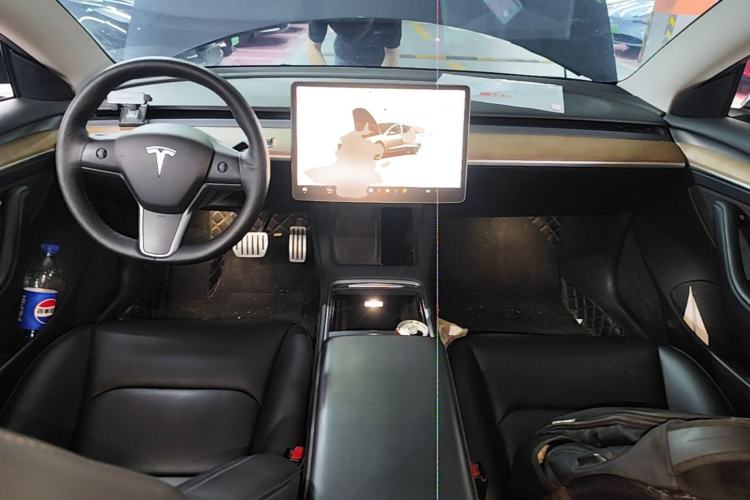 Used Tesla Model 3 2021 Revised Version II – Performance High-Performance All-Wheel-Drive Edition Center Console