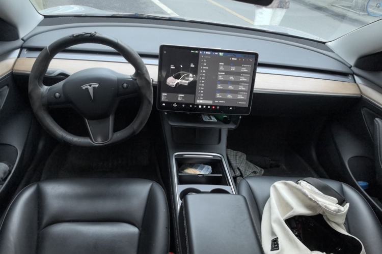 Used Tesla Model 3 2021 Revised Version Standard Range Rear-Wheel Drive Upgraded Edition 3D1 Center Console