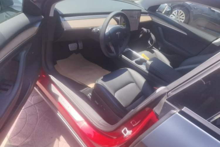 Used Tesla Model 3 2021 Performance High-Performance All-Wheel-Drive Version 3D6 Driver Seat