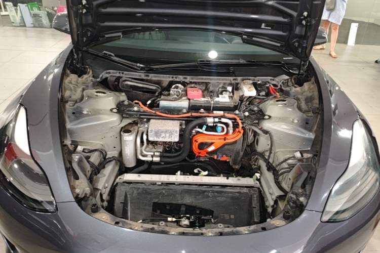 Used Tesla Model 3 2021 Standard Range Rear-Wheel Drive Upgraded Version 3D6 Engine Bay