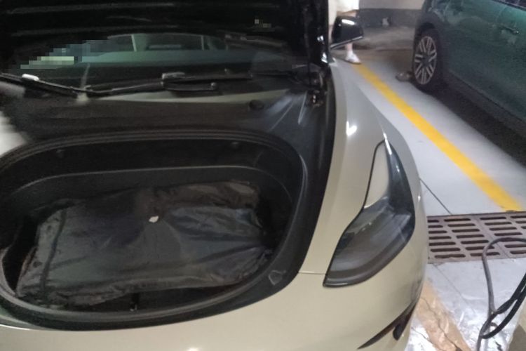 Used Tesla Model 3 2021 Revised Version Standard Range Rear-Wheel Drive Upgraded Edition 3D1 Engine Bay Left