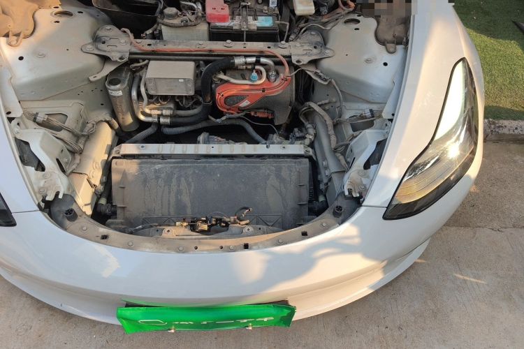 Used Tesla Model 3 2021 Standard Range Rear-Wheel Drive Upgraded Version 3D6 Engine Bay Left