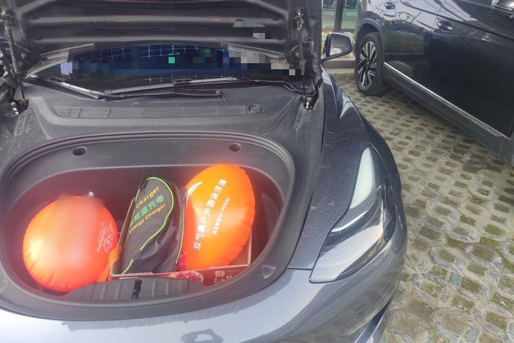 Used Tesla Model 3 2021 Performance High-Performance All-Wheel-Drive Version 3D6 Engine Bay Left
