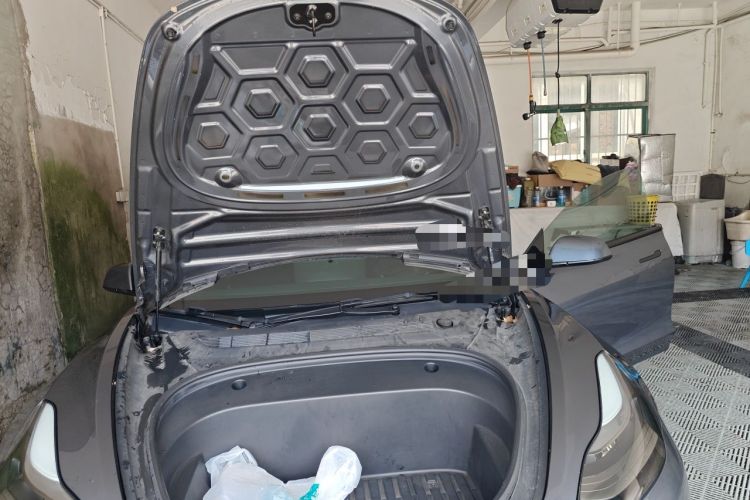 Used Tesla Model 3 2021 Standard Range Rear-Wheel Drive Upgraded Version 3D6 Engine Bay