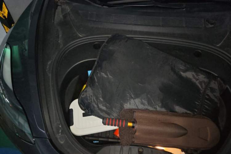 Used Tesla Model 3 2021 Revised Performance Version with All-Wheel Drive 3D1 Engine Bay Right