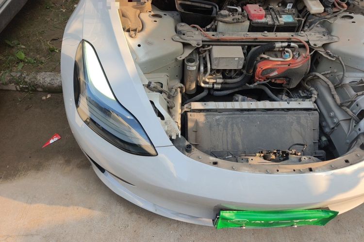 Used Tesla Model 3 2021 Standard Range Rear-Wheel Drive Upgraded Version 3D6 Engine Bay Right