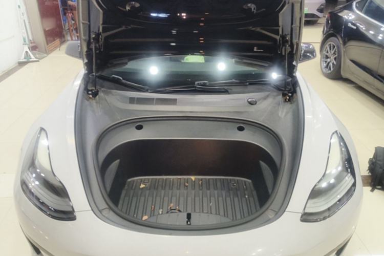 Used Tesla Model 3 2021 Revised Version Standard Range Rear-Wheel Drive Upgraded Edition 3D1 Engine Bay