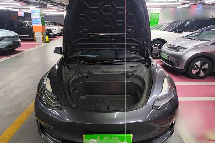 Used Tesla Model 3 2021 Revised Version II – Performance High-Performance All-Wheel-Drive Edition Engine Bay