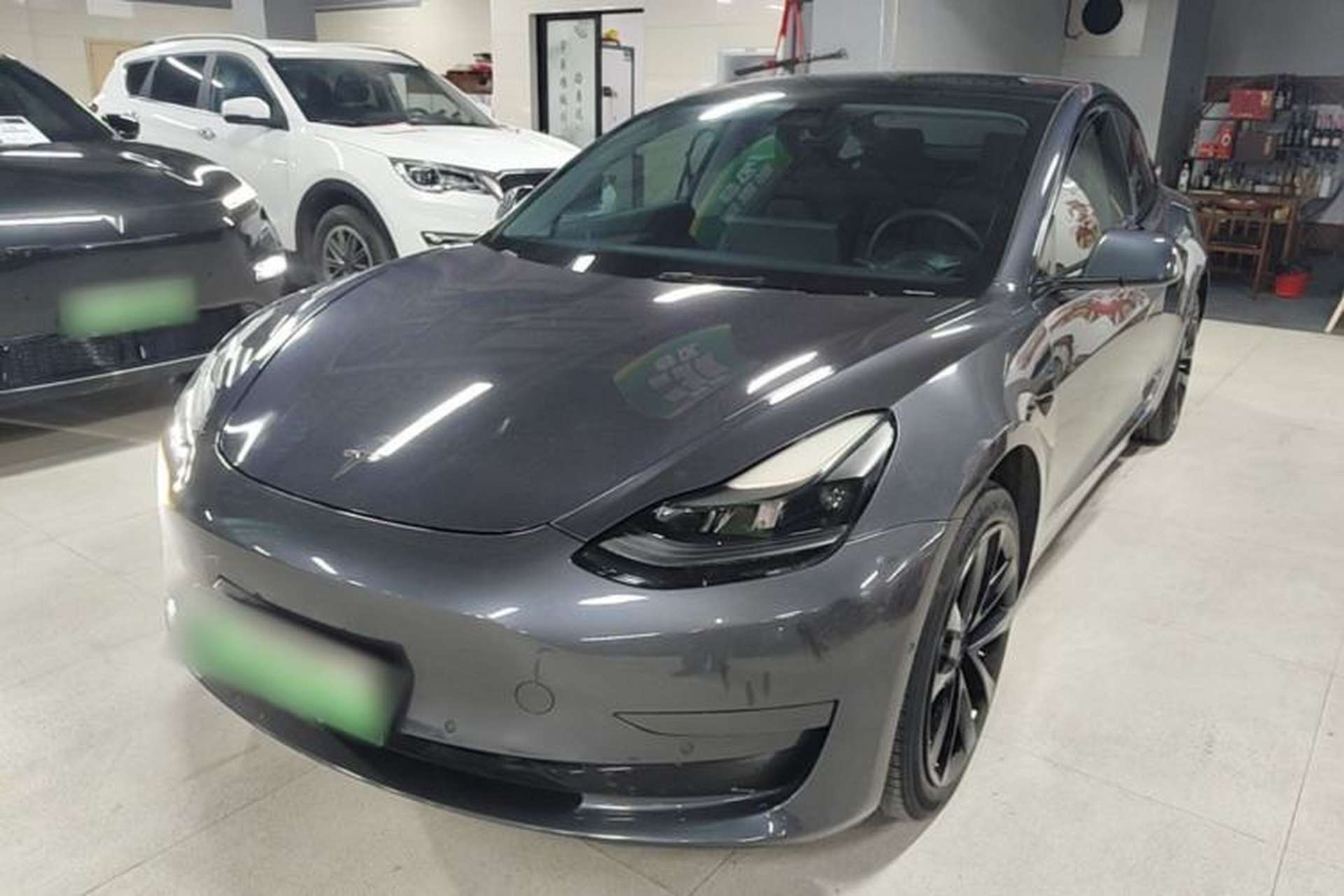 Used Tesla Model 3 2021 Revised Version Standard Range Rear-Wheel Drive Upgraded Edition 3D1 Front Left 45 Deg