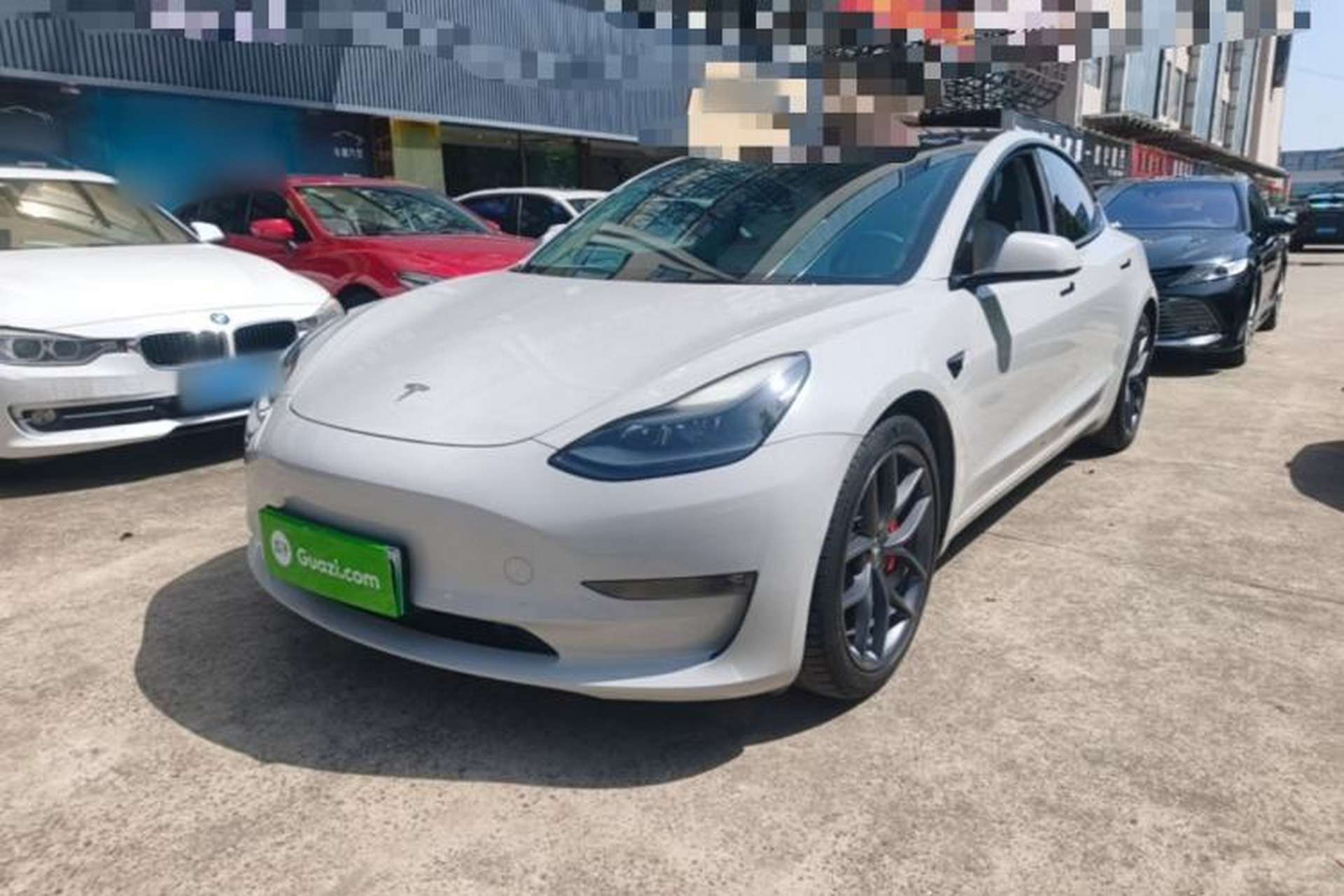 Used Tesla Model 3 2021 Performance High-Performance All-Wheel-Drive Version Front Left 45 Deg