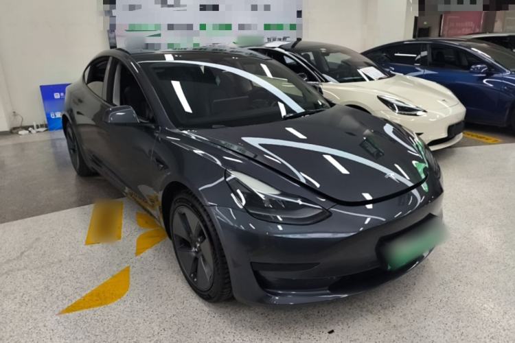 Used Tesla Model 3 2021 Revised Version Standard Range Rear-Wheel Drive Upgraded Edition 3D1 Front Right 45 Deg