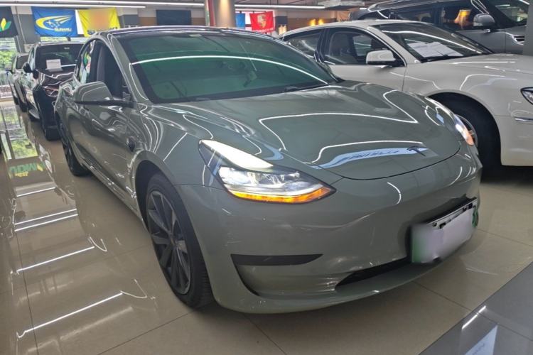 Used Tesla Model 3 2021 Standard Range Rear-Drive Upgraded Version Front Right 45 Deg