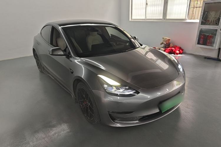 Used Tesla Model 3 2021 Performance High-Performance All-Wheel-Drive Version Front Right 45 Deg