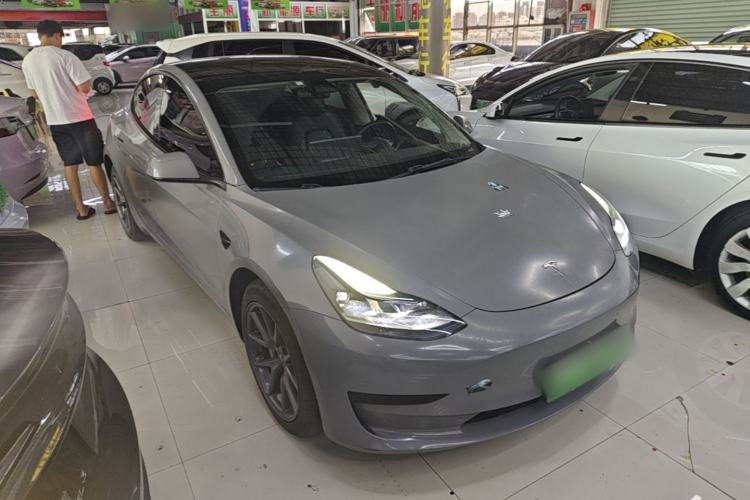 Used Tesla Model 3 2021 Standard Range Rear-Wheel Drive Upgraded Version 3D6 Front Right 45 Deg