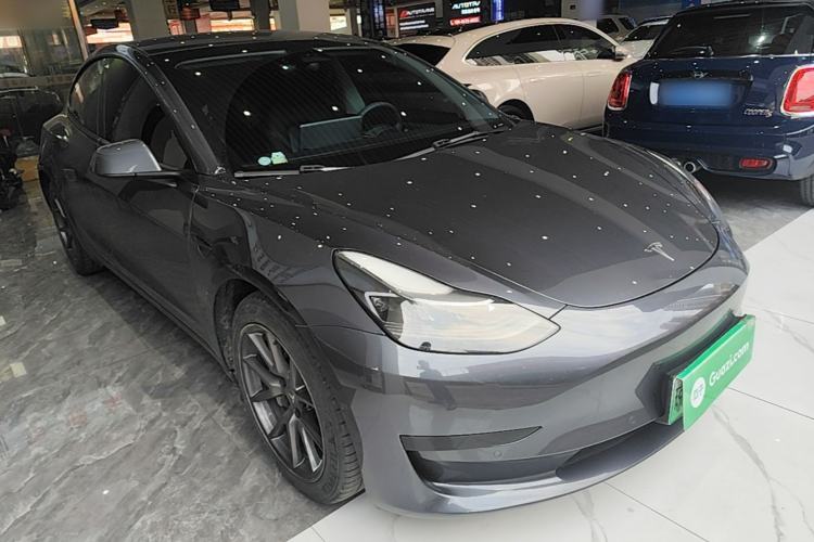 Used Tesla Model 3 2021 Standard Range Rear-Wheel Drive Upgraded Version 3D6 Front Right 45 Deg