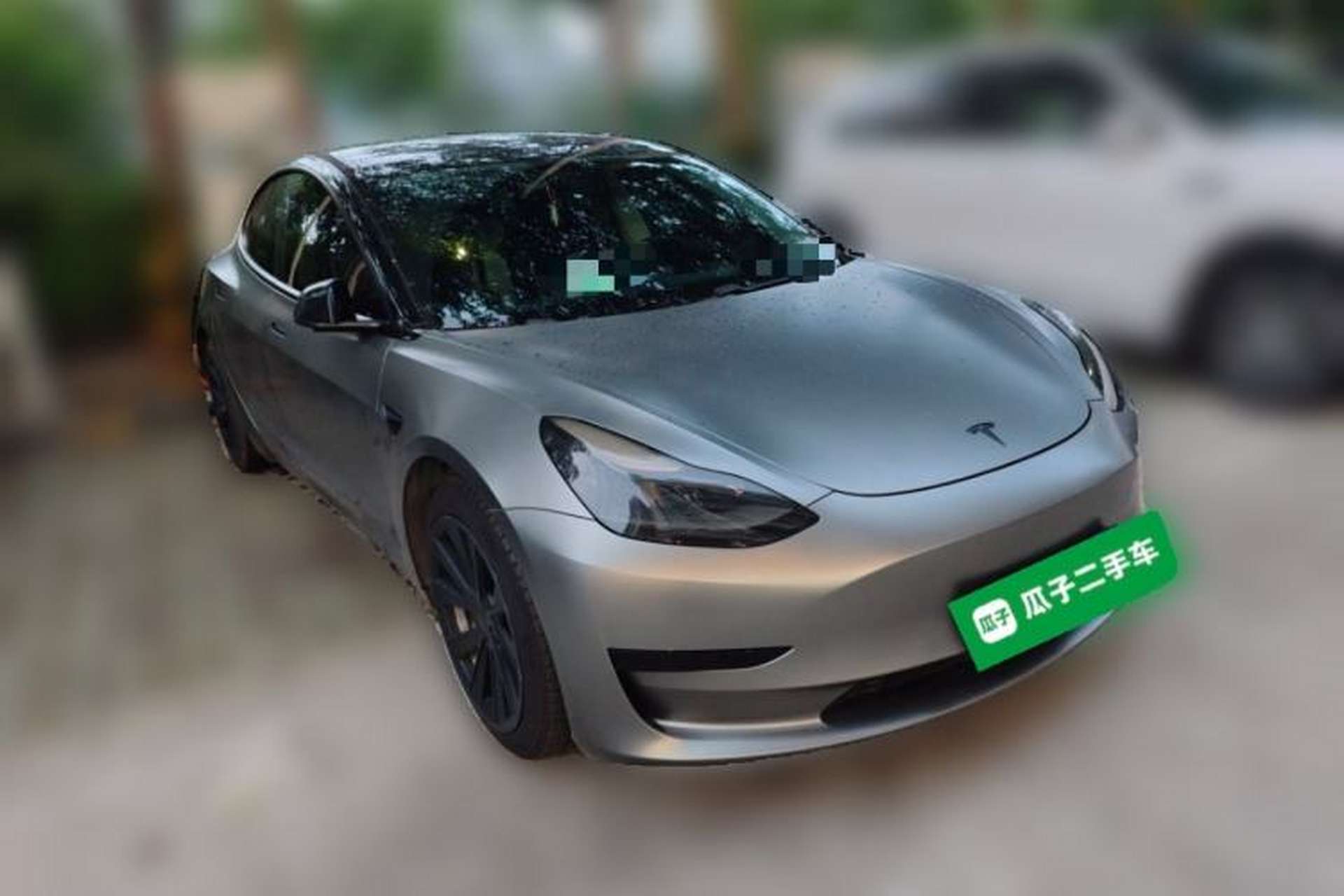 Used Tesla Model 3 2021 Standard Range Rear-Drive Upgraded Version Front Right 45 Deg