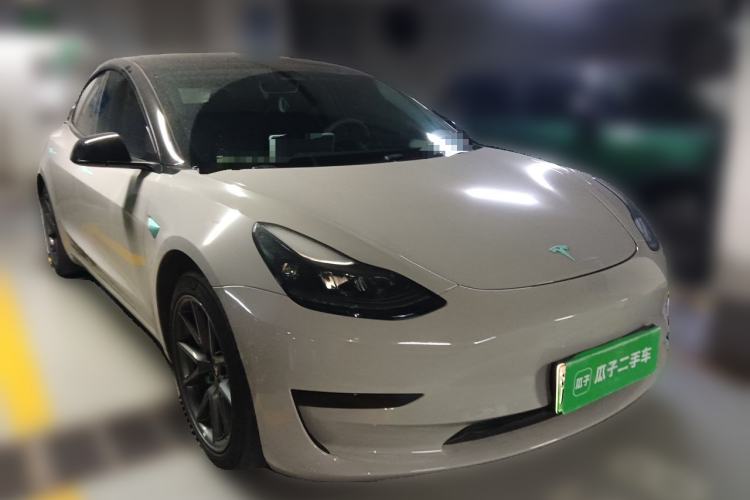 Used Tesla Model 3 2021 Revised Version Standard Range Rear-Wheel Drive Upgraded Edition 3D1 Front Right 45 Deg