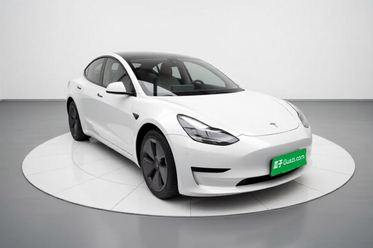 Used Tesla Model 3 2021 Standard Range Rear-Wheel Drive Upgraded Version 3D6 Front Right 45 Deg