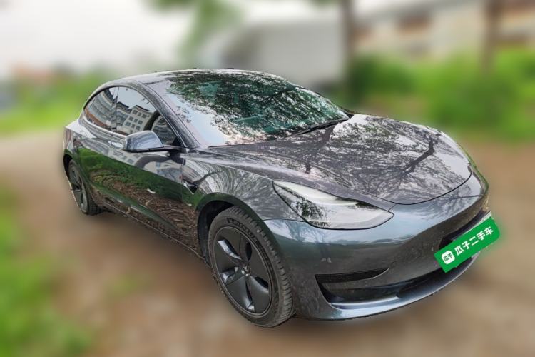 Used Tesla Model 3 2021 Standard Range Rear-Drive Upgraded Version Front Right 45 Deg