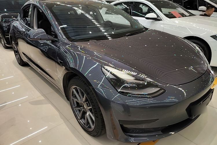 Used Tesla Model 3 2021 Revised Version Standard Range Rear-Wheel Drive Upgraded Edition 3D1 Front Right 45 Deg