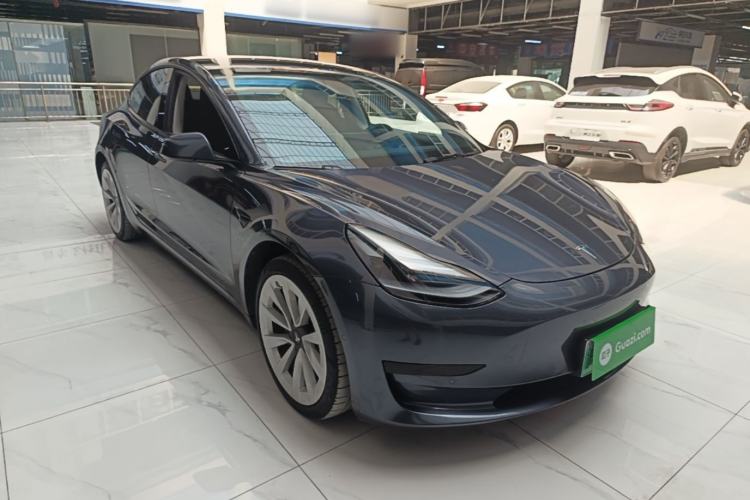 Used Tesla Model 3 2021 Standard Range Rear-Wheel Drive Upgraded Version 3D6 Front Right 45 Deg