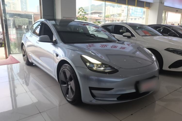 Used Tesla Model 3 2021 Standard Range Rear-Wheel Drive Upgraded Version 3D6 Front Right 45 Deg