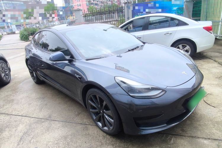 Used Tesla Model 3 2021 Revised Version Standard Range Rear-Wheel Drive Upgraded Edition 3D1 Front Right 45 Deg