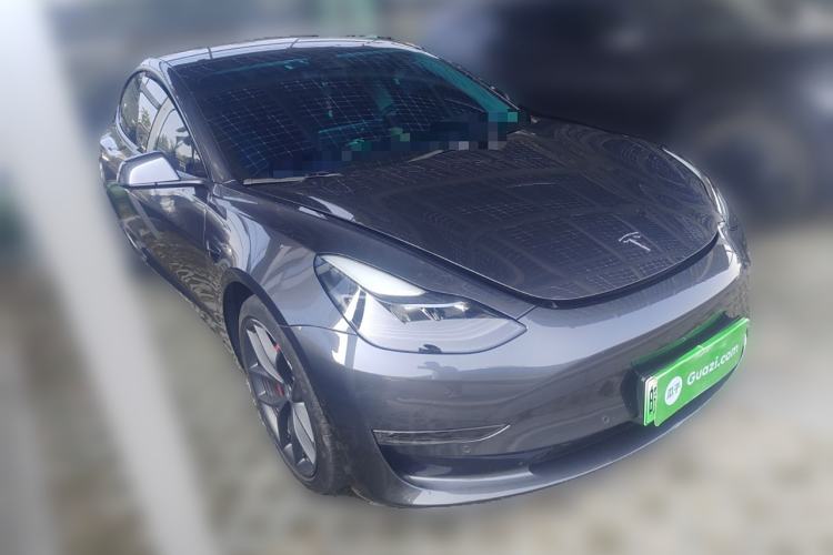 Used Tesla Model 3 2021 Performance High-Performance All-Wheel-Drive Version 3D6 Front Right 45 Deg