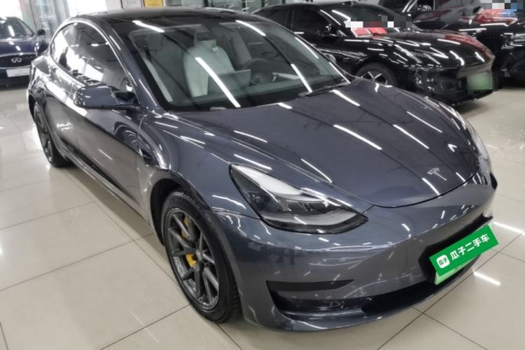 Used Tesla Model 3 2021 Standard Range Rear-Wheel Drive Upgraded Version 3D6 Front Right 45 Deg