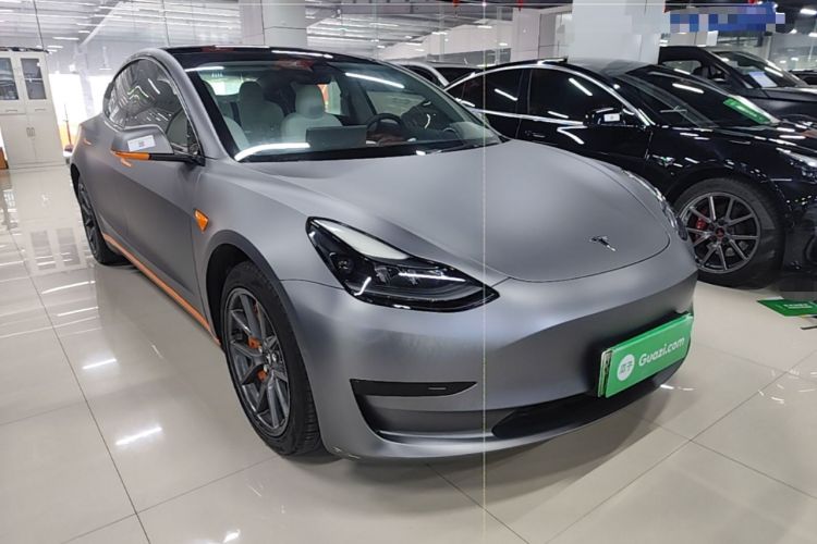 Used Tesla Model 3 2021 Standard Range Rear-Drive Upgraded Version Front Right 45 Deg
