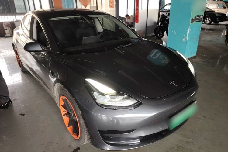 Used Tesla Model 3 2021 Standard Range Rear-Drive Upgraded Version Front Right 45 Deg