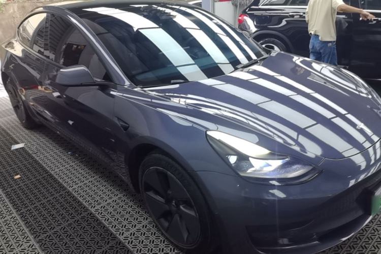 Used Tesla Model 3 2021 Standard Range Rear-Wheel Drive Upgraded Version 3D6 Front Right 45 Deg