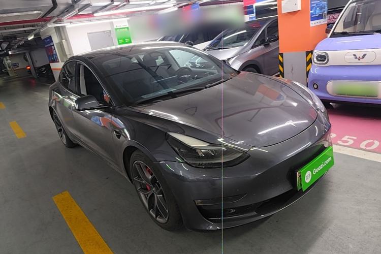Used Tesla Model 3 2021 Revised Version II – Performance High-Performance All-Wheel-Drive Edition Front Right 45 Deg